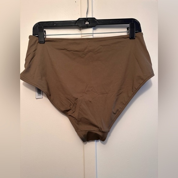 EVERLANE The High-Rise Hipster Bottom Beech NWOT Large - Picture 5 of 9